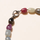 Sapphire & Pyrite Necklace