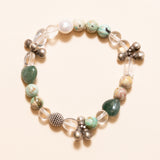 Turquoise, Agate, Silver & Crystal