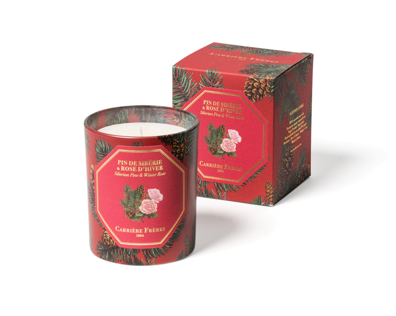 Siberian Pine & Winter Rose Candle