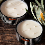 BOUGIE PLATE ZEBRE XL / MANDARINE MAJORELLE