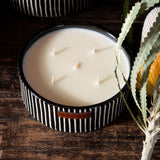 BOUGIE PLATE ZEBRE L / MANDARINE MAJORELLE