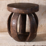 Hand Carved Wooden Stool from Burkina Faso Africa