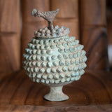 Vintage Brass Lobi Urns, Medium