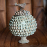 Vintage Brass Lobi Urns, Medium