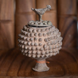 Vintage Brass Lobi Urns, Medium