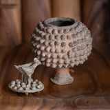 Vintage Brass Lobi Urns, Medium