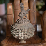 Vintage Brass Lobi Urns, Large