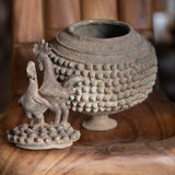 Vintage Brass Lobi Urns, Large