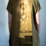 ‘Art on Cloth’ Linen Dress