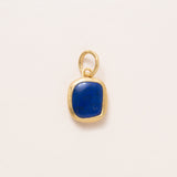 Small Lapis lazuli Pendant set in 22K gold