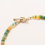 Green Dyed Ethiopian Opal Necklaces