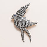 Pave Diamond Brooch