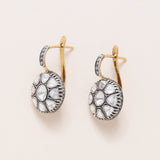 Polki Diamond Drop Earrings