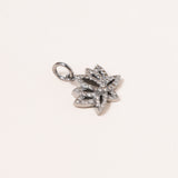 Silver & Diamond Lotus Pendant