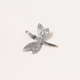Silver & Diamond Dragonfly Pendant