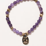 Amethyst, Brass, Mexican Silver