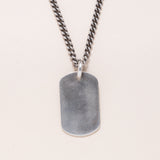 French Small Dog Tag Necklace