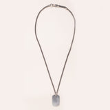 French Small Dog Tag Necklace