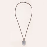 French Dog Tag Necklace