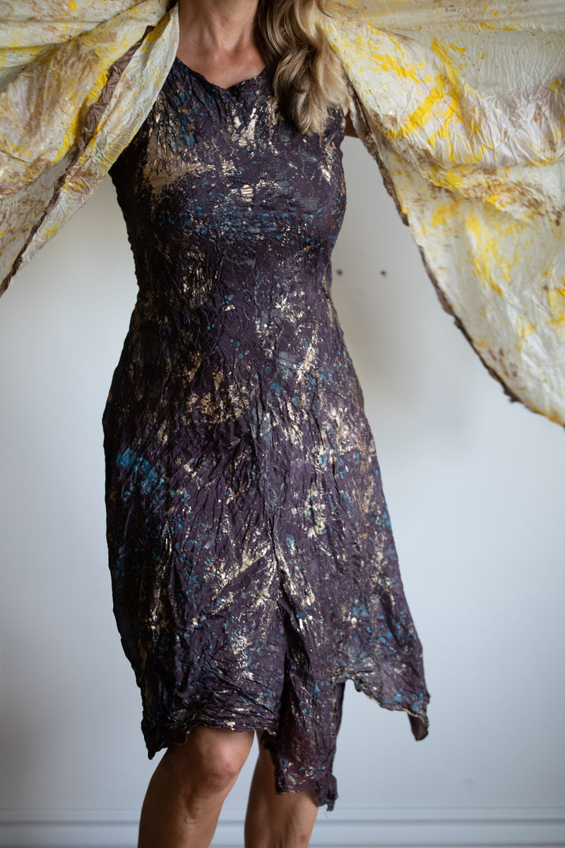 Pollock Metallic Short Dress