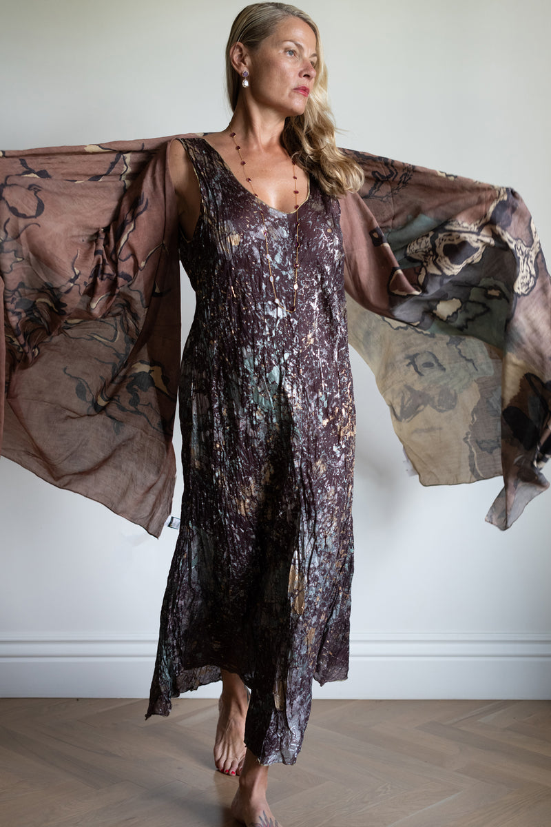 Pollock Metallic Long Dress