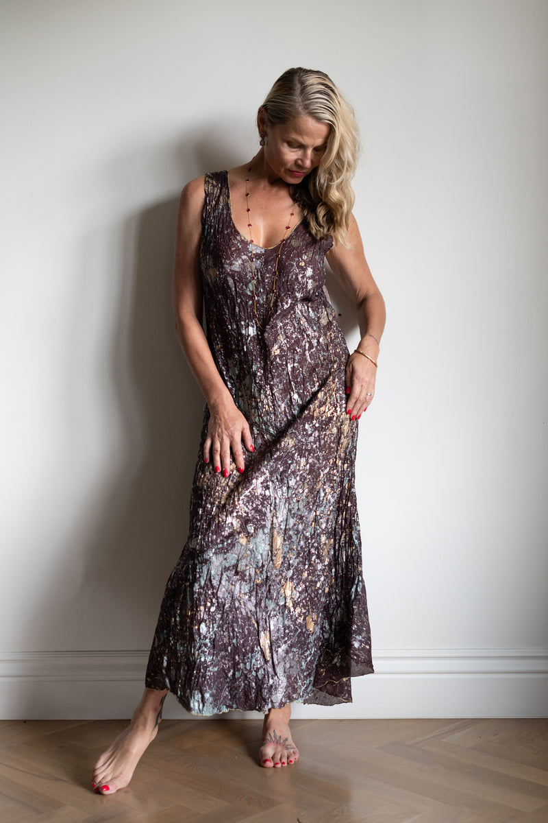 Pollock Metallic Long Dress