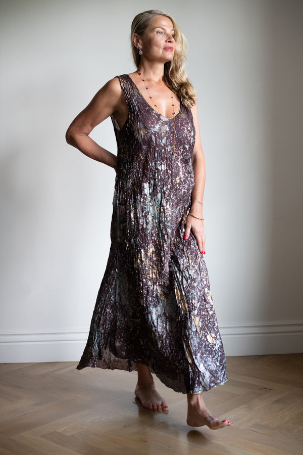 Pollock Metallic Long Dress