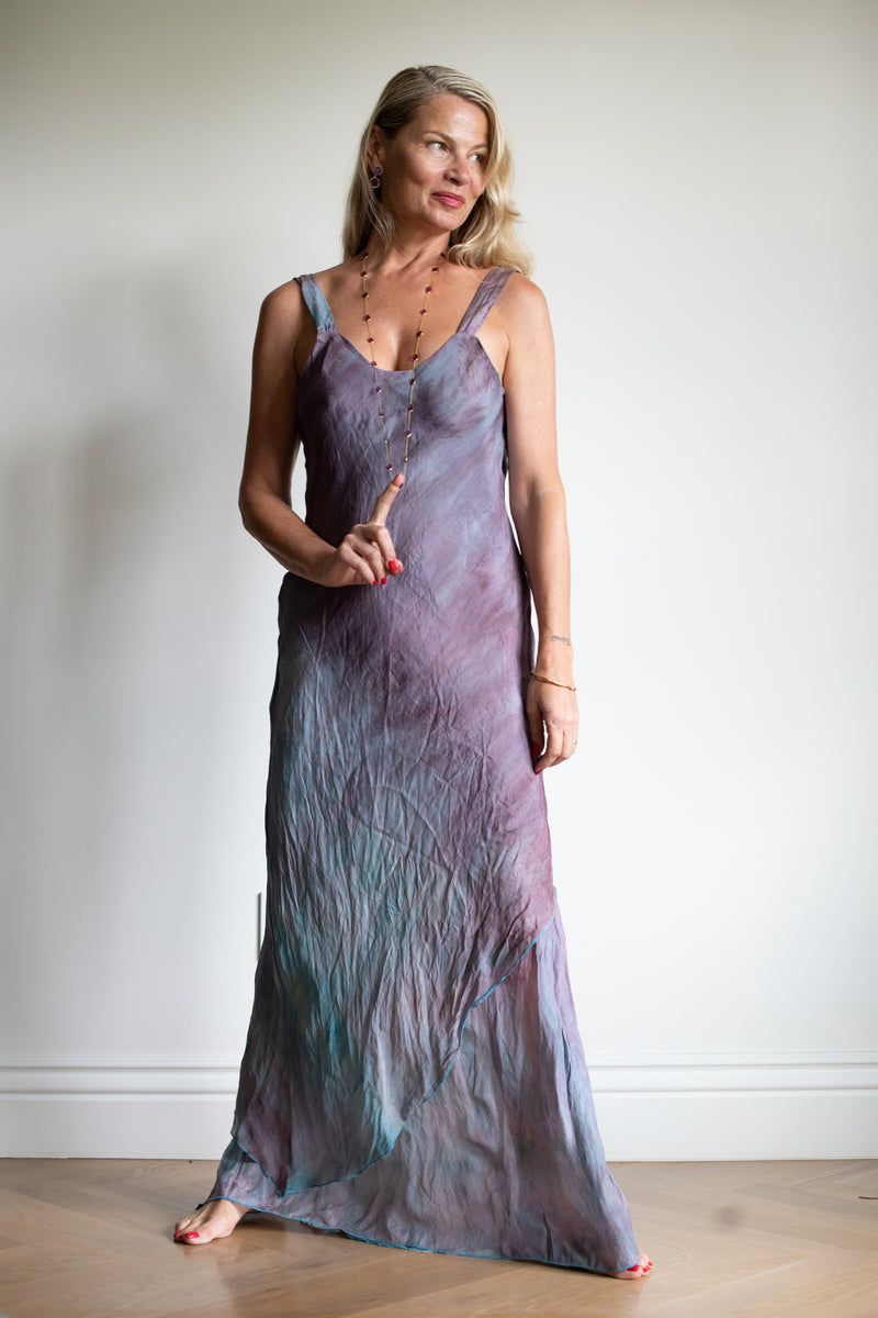 Ocean Dye Silk Dress