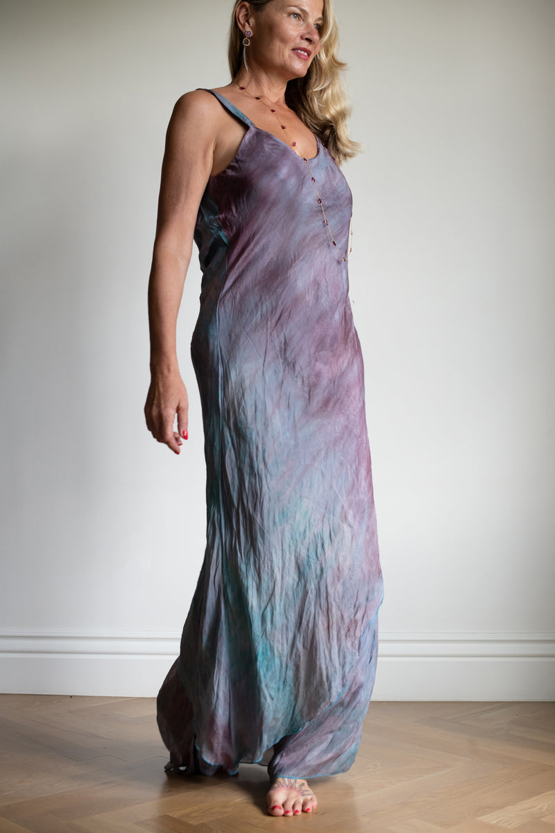 Ocean Dye Silk Dress