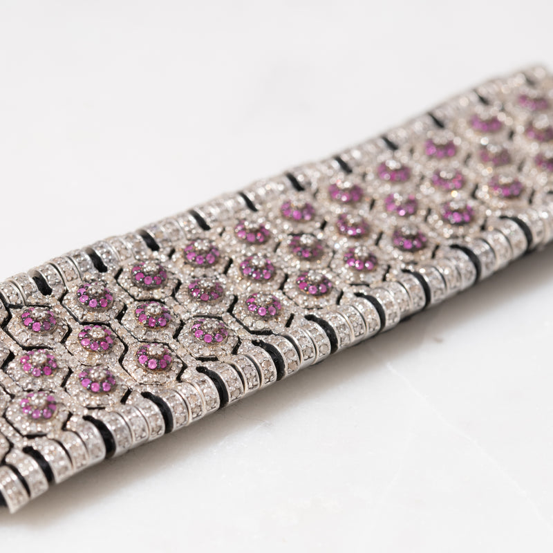 Ruby Dots Thread Bracelet