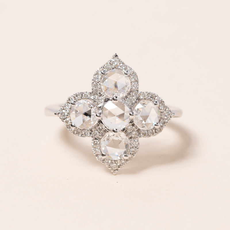 Diamond Clover Ring