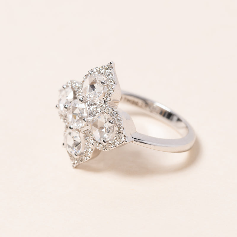 Diamond Clover Ring
