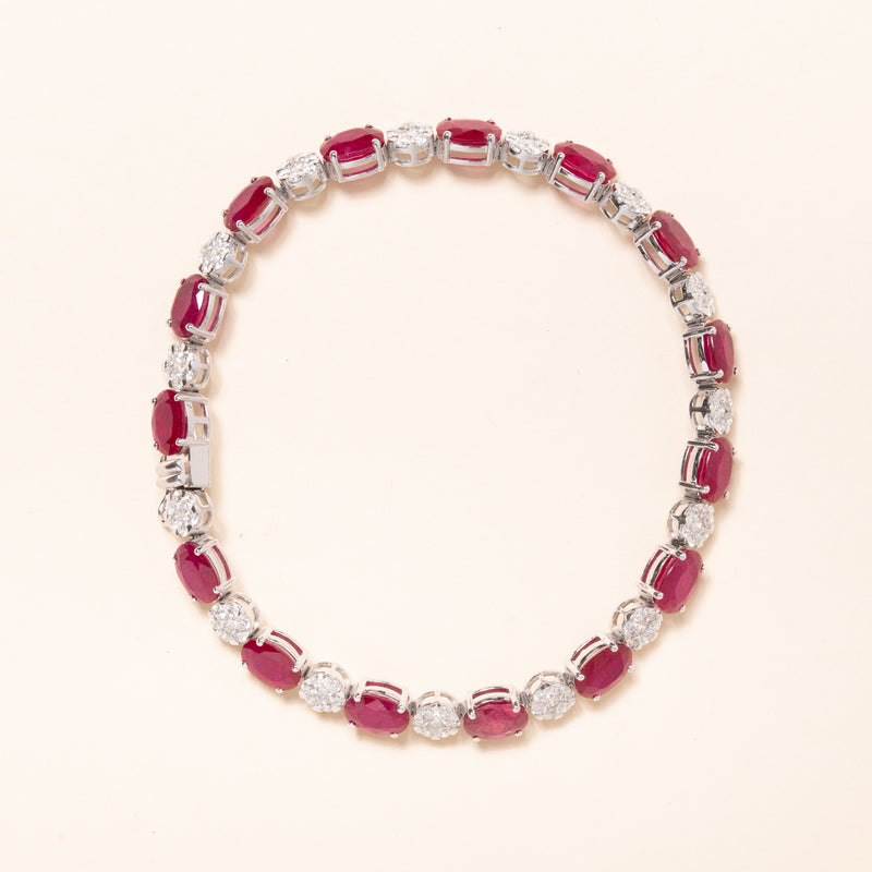 Ruby and Diamond Bracelet