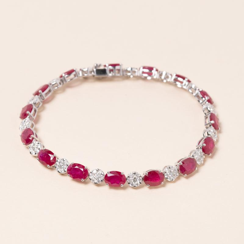 Ruby and Diamond Bracelet