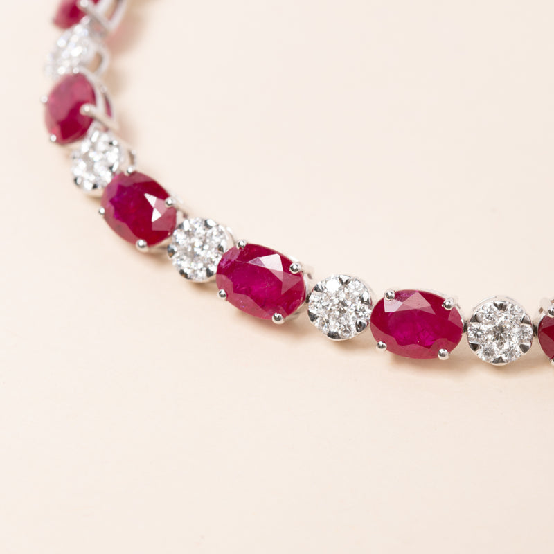 Ruby and Diamond Bracelet