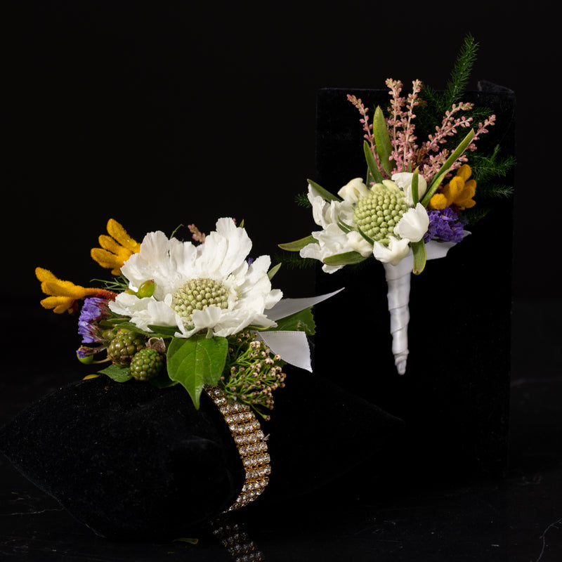 Wildflower Boutonniere and Corsage