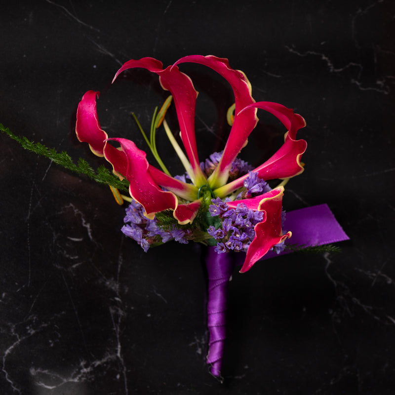 Royal Boutonniere and Corsage