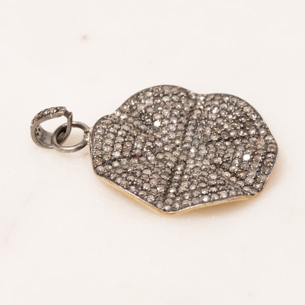 Pave Diamond Spiderweb Pendant