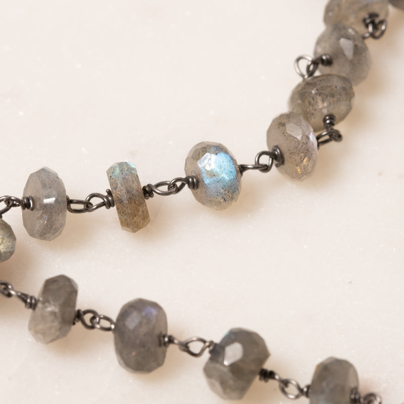 Faceted Labradorite Necklace