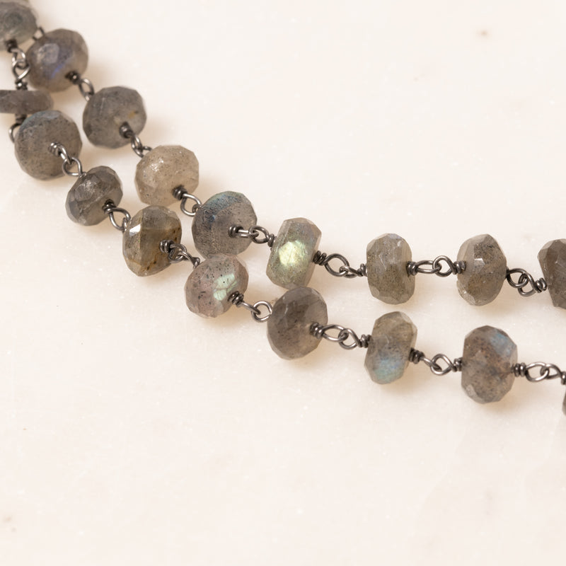 Faceted Labradorite Necklace