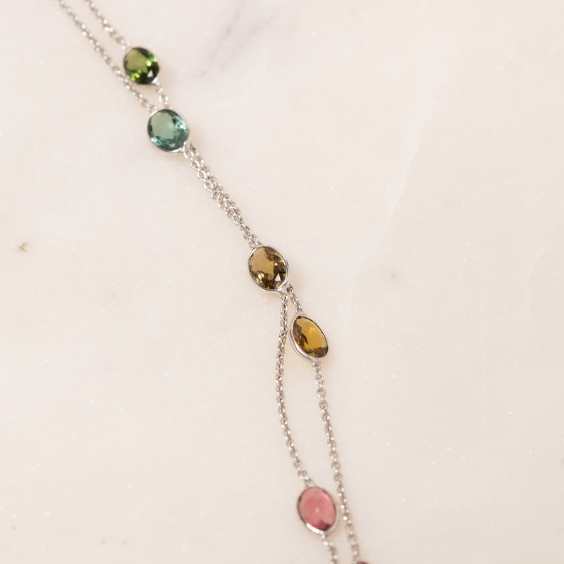 Multi Sapphire Necklace