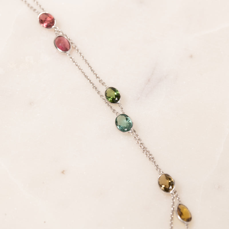 Multi Sapphire Necklace