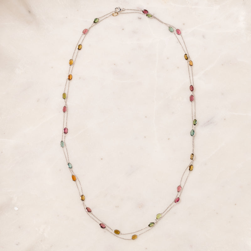 Multi Sapphire Necklace