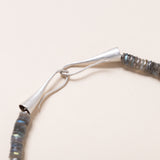 Labradorite Disk Necklace