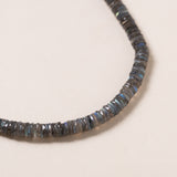 Labradorite Disk Necklace