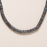 Labradorite Disk Necklace
