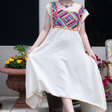 Embroidered Huipil Dress