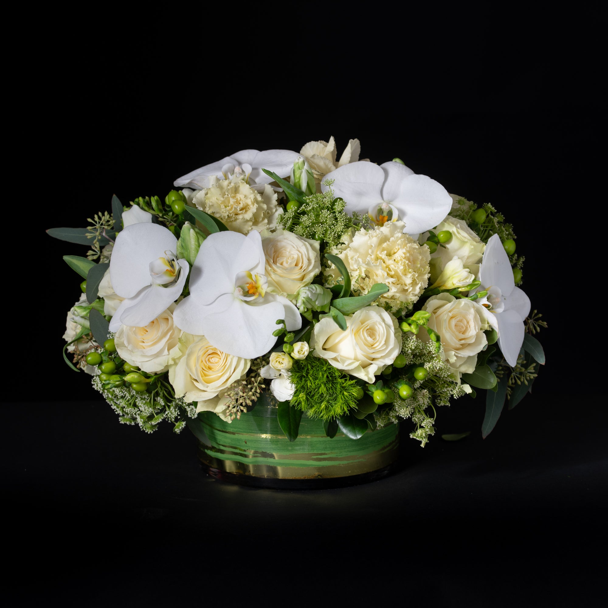 BLOOM PURE ROUND CENTERPIECE
