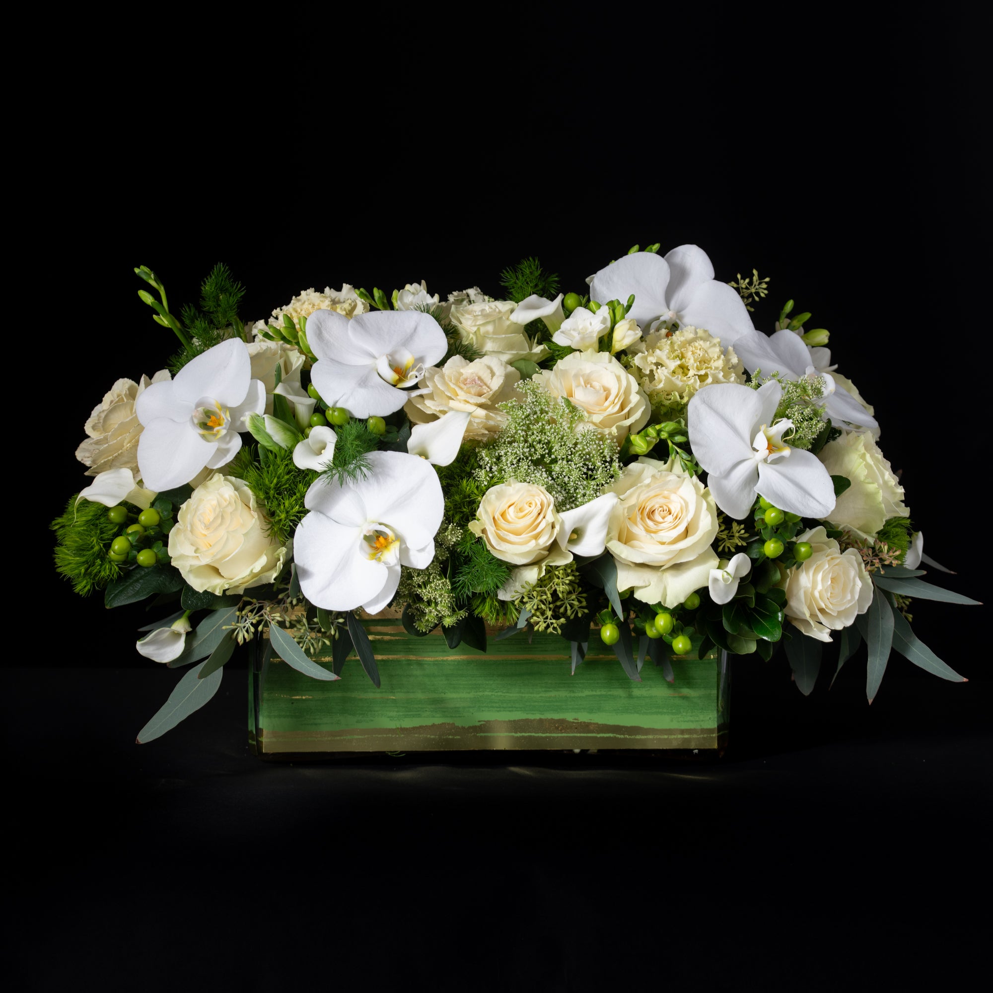 BLOOM PURE RECTANGULAR CENTERPIECE