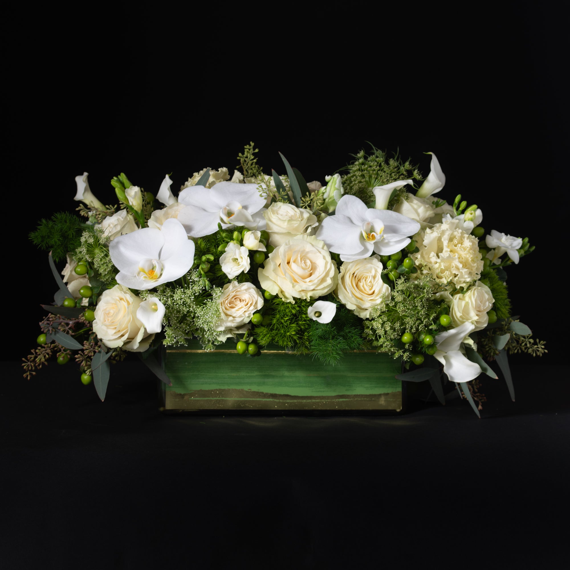 BLOOM PURE RECTANGULAR CENTERPIECE